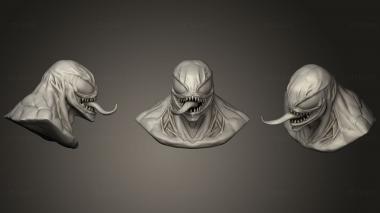 3D model Venom Head Sculpt (STL)